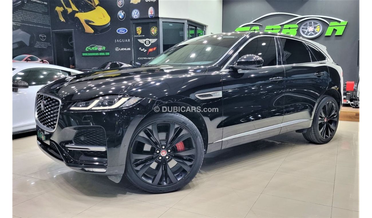 جاكوار F Pace JAGUAR F PACE P 400 GCC 2021 WITH ONLY 23K KM UNDER AL TAYER WARRANTY AND SERVICE CONTRACT