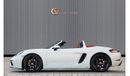 Porsche 718 Boxster Style Edition - GCC Spec - With Warranty