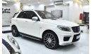 مرسيدس بنز ML 63 AMG EXCELLENT DEAL for our Mercedes Benz ML63 AMG ( 2015 Model ) in White Color GCC Specs