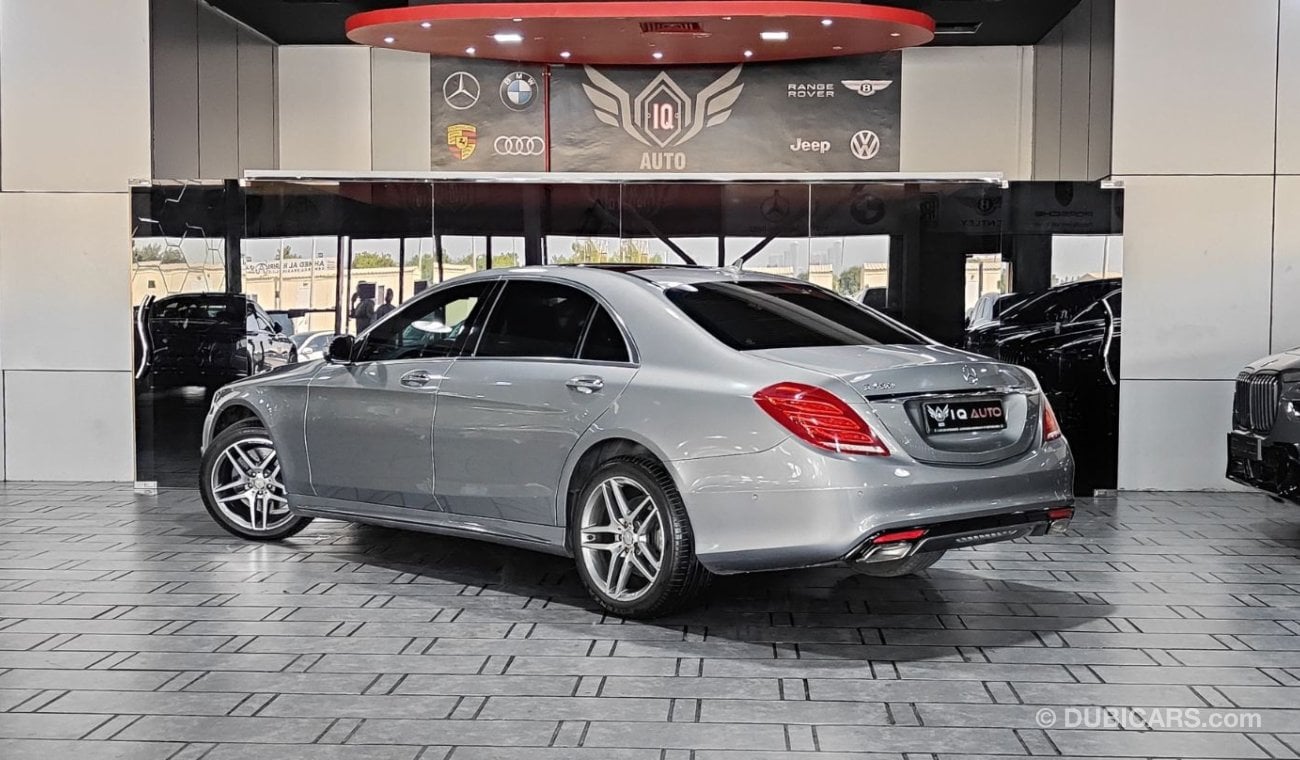 مرسيدس بنز S 400 AED 3,700 P.M | 2015 MERCEDES-BENZ S400 AMG  | FULL SERVICE HISTORY | GCC | PANORAMIC VIEW | FULLY L