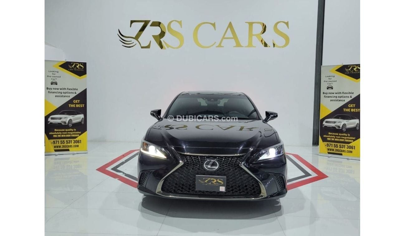 لكزس ES 350 F Sport 3.5L (302 HP) AED 1,200 P.M | 2019 LEXUS US 350 F SPORT | V6 3.5L | American Specs