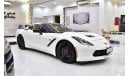 Chevrolet Corvette EXCELLENT DEAL for our Chevrolet Corvette C7 Stingray ( 2016 Model ) in White Color GCC Specs