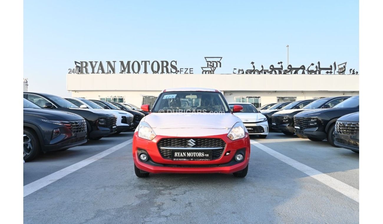 سوزوكي سويفت GLX 1.2L Suzuki Swift 1.2L Petrol FWD, Model 2024, Color Red