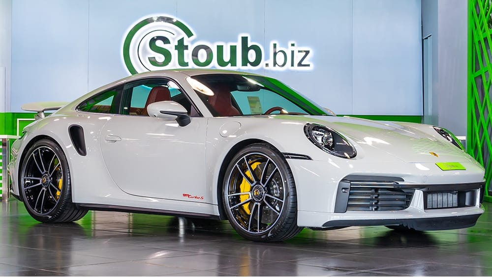 Porsche 911 Turbo S In Crayon With 2 Years Warranty Gcc Spec Brand New For Sale Aed 928 000 Grey Silver 21