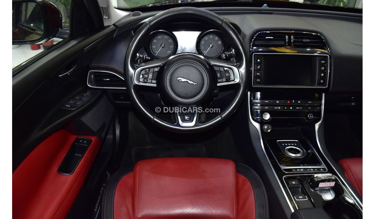 Jaguar XE EXCELLENT DEAL for our Jaguar XE R-Sport ( 2016 Model ) in Burgundy Color GCC Specs