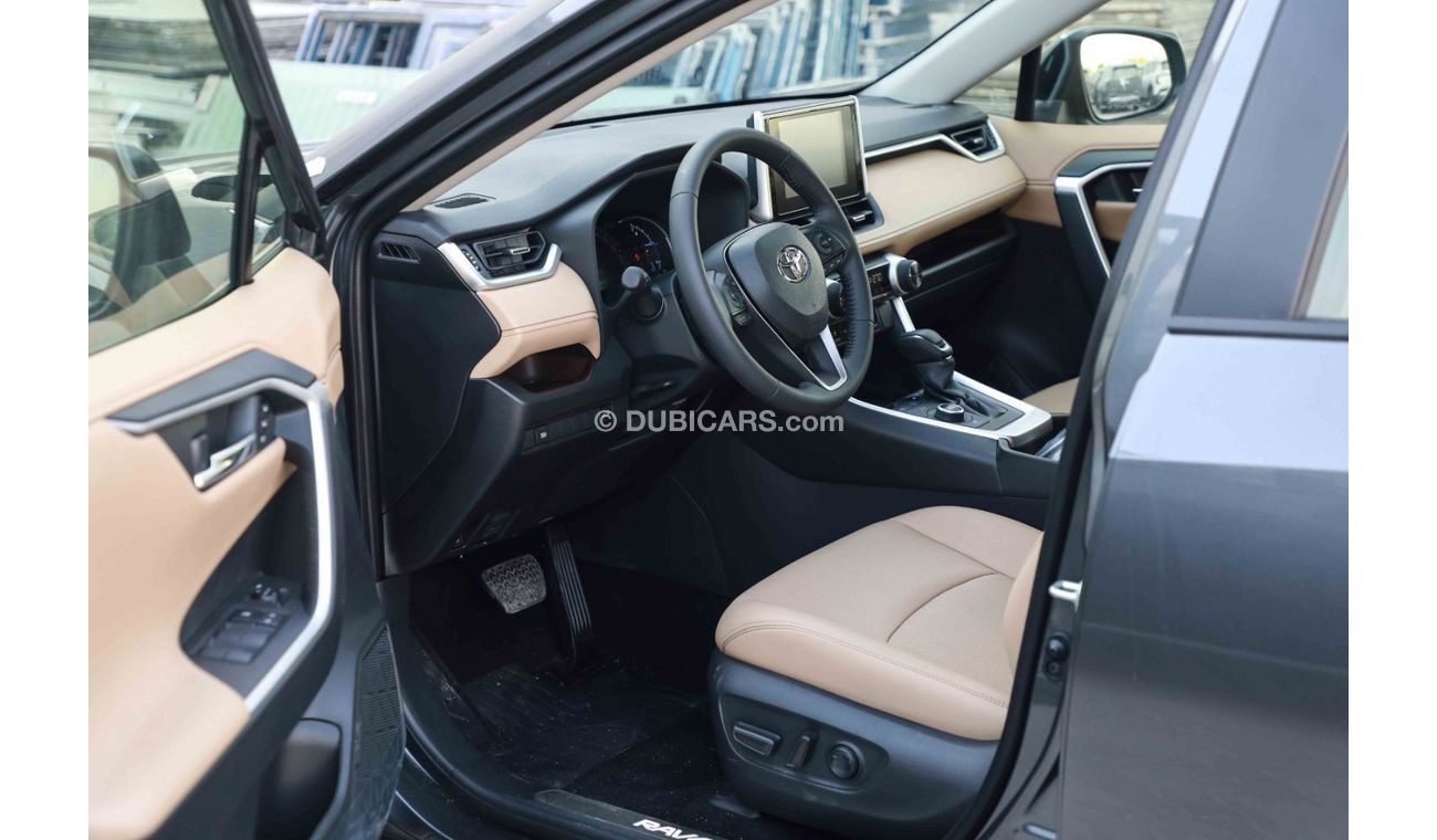 تويوتا راف ٤ 2024 TOYOTA RAV4 HIGH 2.5 Hybrid - GREY METALLIC inside BEIGE | Export Only