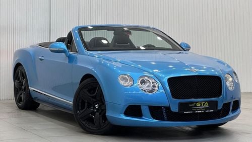 بنتلي كونتيننتال جي تي سي 2013 Bentley Continental GTC Convertible, Full Service History, GCC