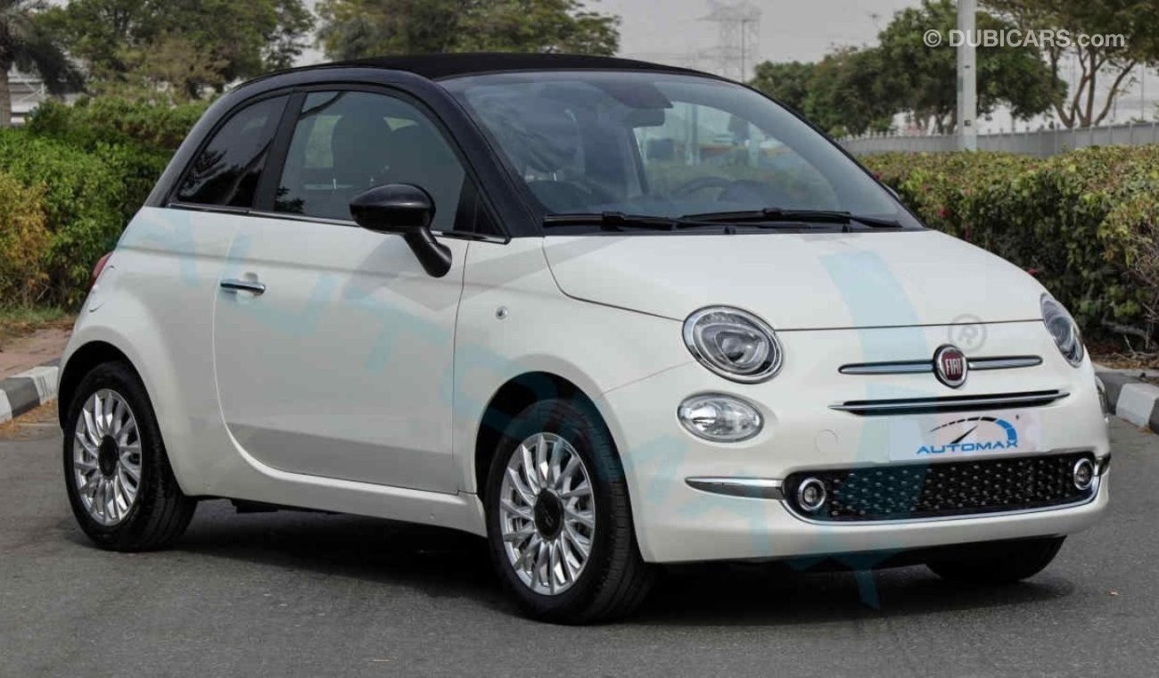 Fiat 500 (НА ЭКСПОРТ , For Export) Cabrio 1.4L FWD , 2024 GCC , 0Km , Без пробе