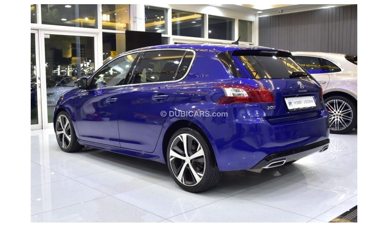 Peugeot 308 EXCELLENT DEAL for our Peugeot 308 GT-Line ( 2016 Model ) in Blue Color GCC Specs