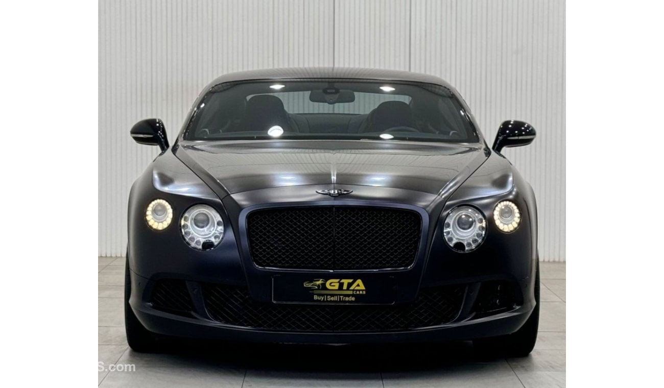 بنتلي كونتيننتال جي تي 2013 Bentley Continental GT W12 Speed, Full Service History, GCC