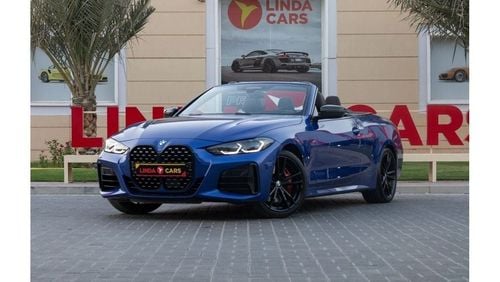 بي أم دبليو M440i xDrive 3.0L BMW M440i xDrive Convertible 2021 GCC under Agency Warranty and Service Contract with Fl