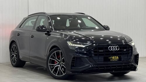 أودي Q8 55 TFSI quattro S Line 3.0L 2021 Audi Q8 S-Line 55TFSI Quattro, Warranty, Service Contract, ABT Kit,