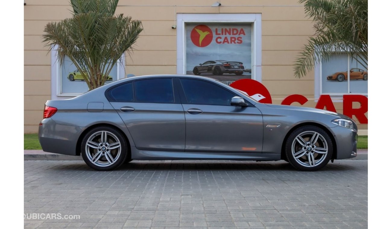 BMW 528i Exclusive M Sport BMW 528i M-Sport 2016 GCC (LOWEST MILEAGE) under Agency Warranty with Flexible Dow