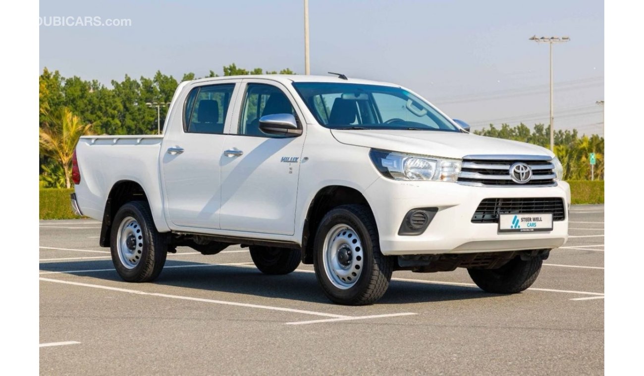 تويوتا هيلوكس GL Double Cab 2.7L 4WD Petrol A/T / GCC Specs / Excellent Condition / Book Now