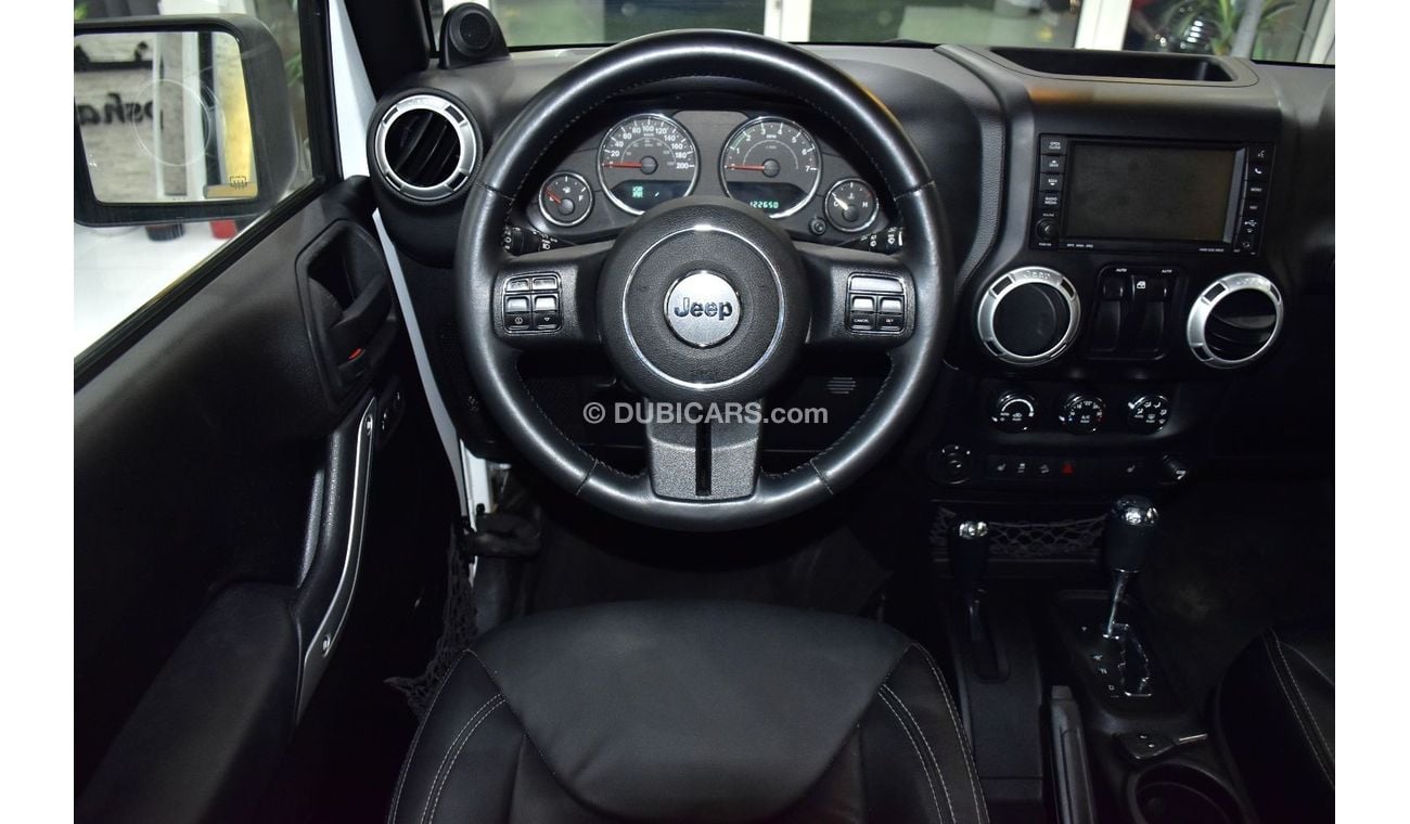 Jeep Wrangler EXCELLENT DEAL for our Jeep Wrangler Sahara ( 2014 Model ) in White Color GCC Specs