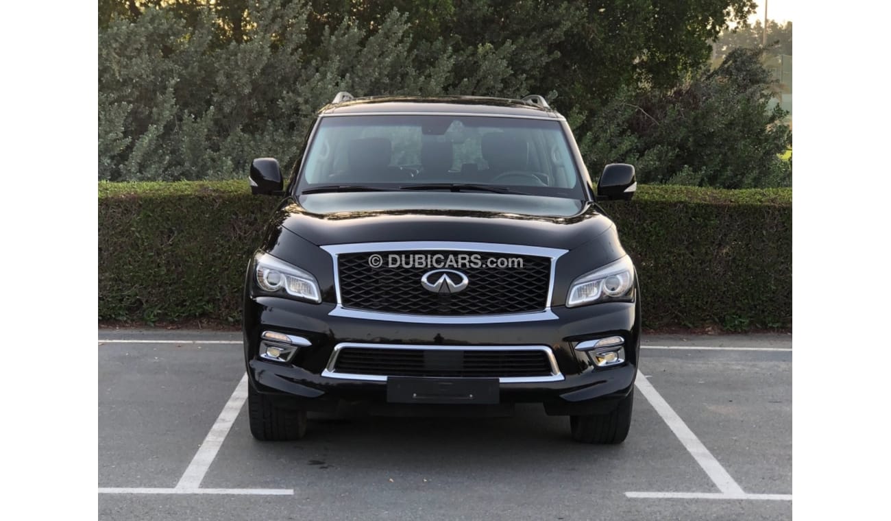 Infiniti QX80 MODEL 2015 GCC CAR PERFECT CONDITION INSIDE AND OUTSIDE FULL OPTION PANORAMIC ROOF LEATHER SEATS