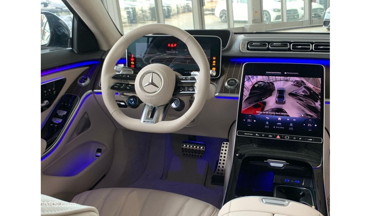 مرسيدس بنز S 63 AMG AMG (ليلي وأنيق، ديكور) * زنبرك هوائي * محور خلفي * كاميرا 360 درجة * شاشة عرض ثلاثية الأبعاد * شاشة