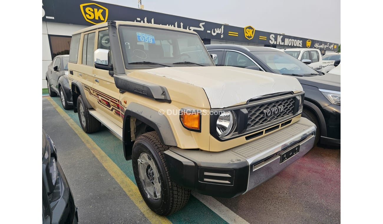 تويوتا لاند كروزر هارد توب 4.0L PETROL V6, WOOD,STEERING / WINCH SNORKEL,HIGH OPTION