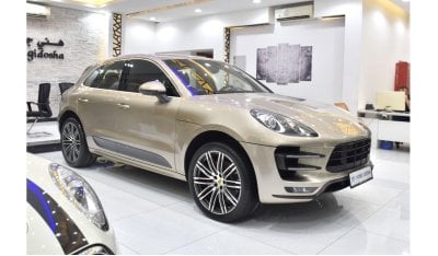 بورش ماكان T EXCELLENT DEAL for our Porsche Macan Turbo ( 2015 Model ) in Golden Color GCC Specs