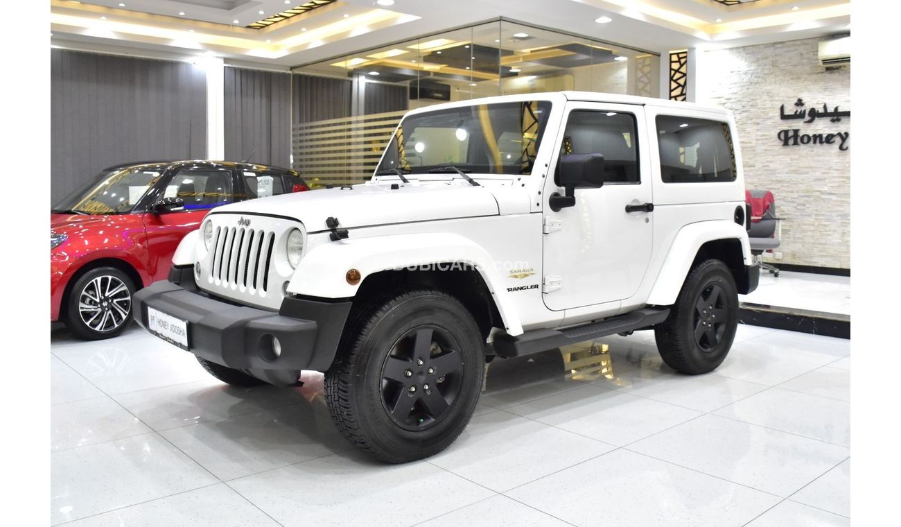 Jeep Wrangler EXCELLENT DEAL for our Jeep Wrangler Sahara ( 2014 Model ) in White Color GCC Specs