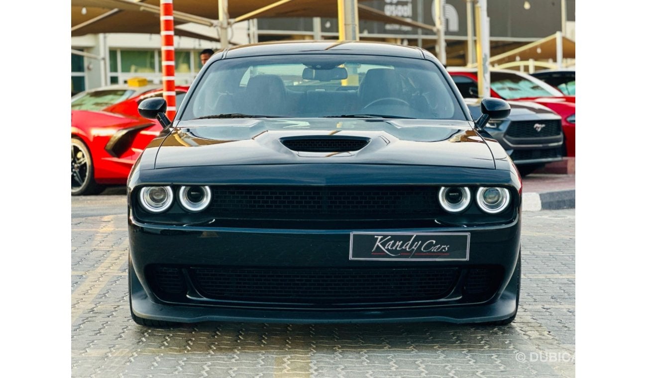 Dodge Challenger SRT ScatPack | Monthly AED 1890/- | 0% DP | Custom Leather Seats | Touch Screen | # 43450