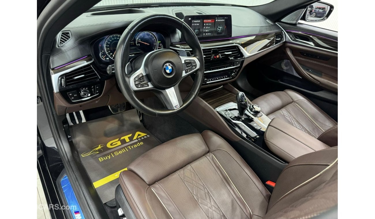 بي أم دبليو 530i M سبورت 2018 BMW 530i Masterclass M-Kit, Sep 2025 BMW Warranty, Fully BMW Service History, Fully Loa