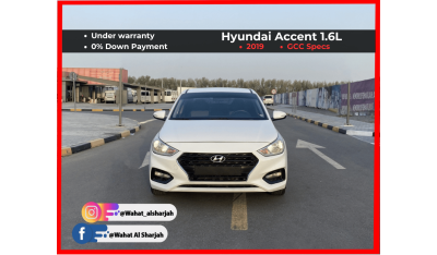 Hyundai Accent Base Only 600 AED per month | 0% down payment | 2019 model | 1.6L V4 engine Ref#U222