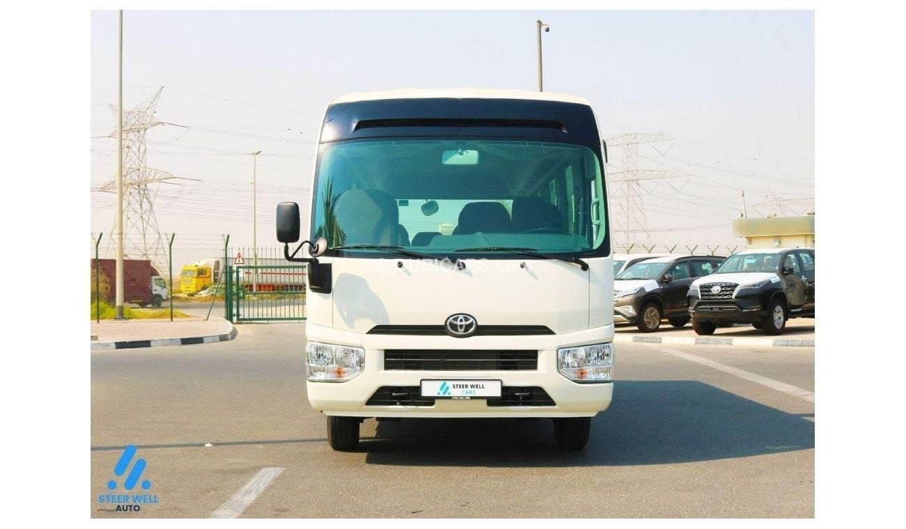 تويوتا كوستر DLX 23 Executive Seats 4.2L Diesel M/T - GCC Specs - Book Now!