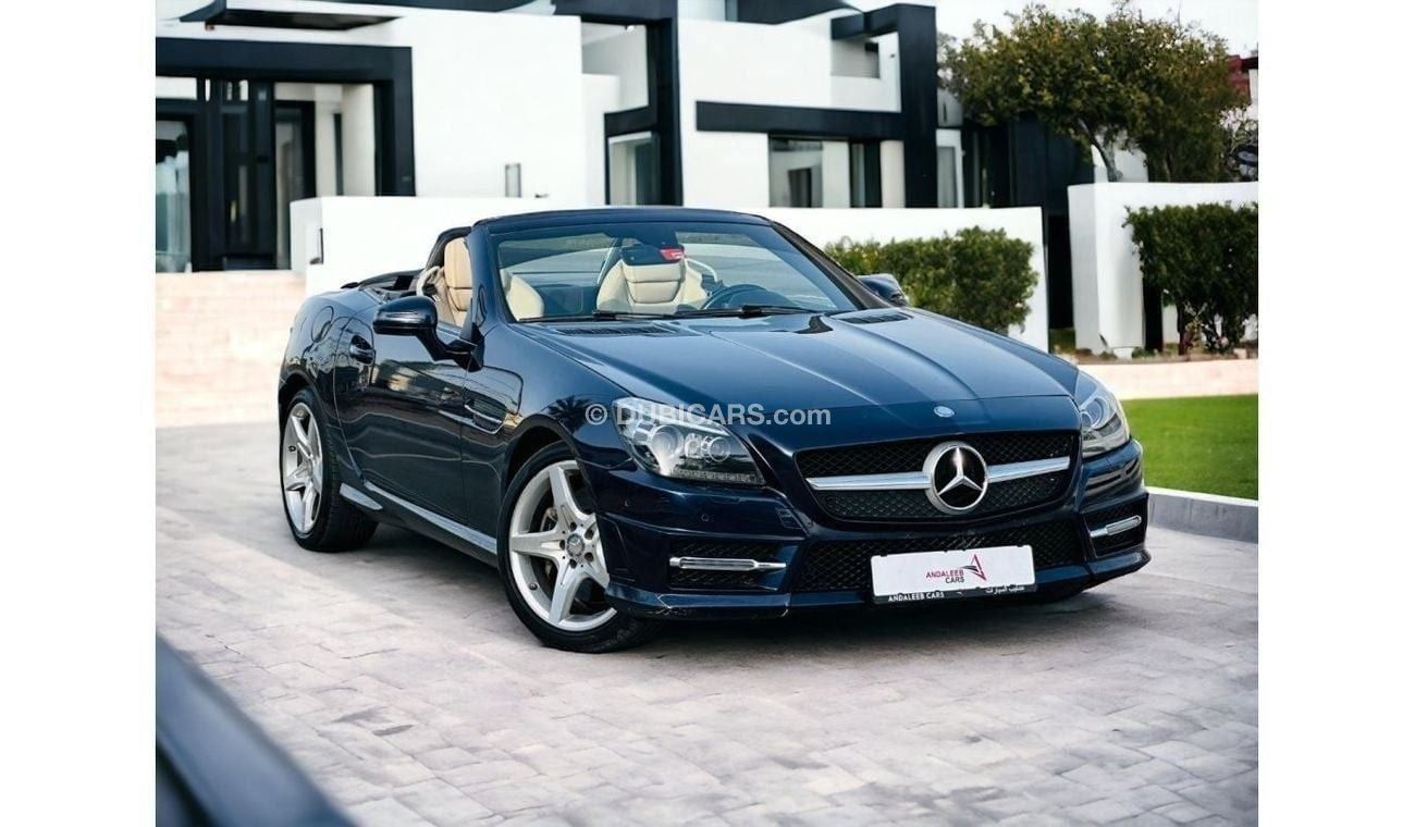 مرسيدس بنز SLK 200 Std AED 1,450 PM | MERCEDES-BENZ SLK-200 | CONVERTIBLE | GCC | LOW MILEAGE | 0% DWONPAYMENT