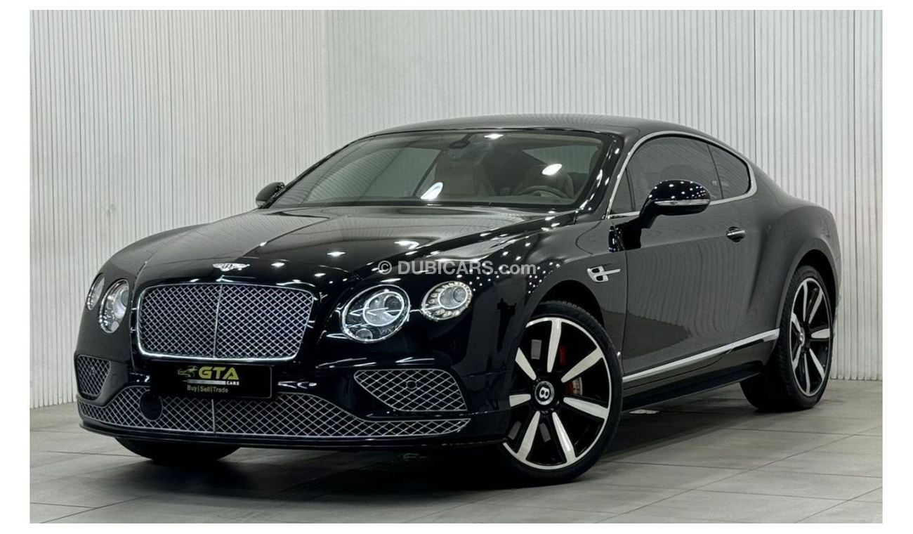 بنتلي كونتيننتال جي تي 2016 Bentley Continental GT Speed W12, Oct 2025 Service Pack, Very Low Kms, Excellent Condition, GCC