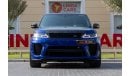 لاند روفر رينج روفر سبورت Range Rover Sport SVR 2019 GCC under Warranty with Flexible Down-Payment.