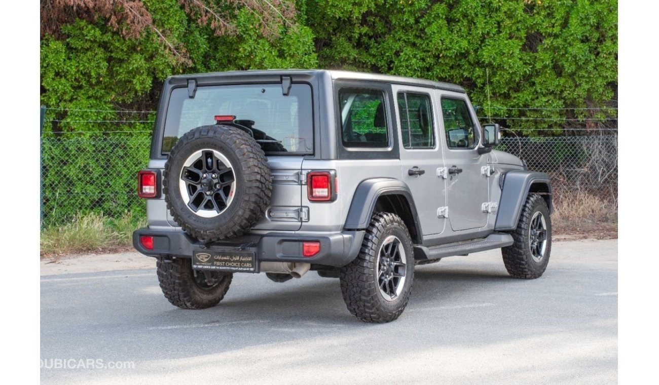Jeep Wrangler AED 1,989/month 2019 | JEEP WRANGLER UNLIMITED | SPORT GCC | FULL JEEP SERVICE HISTORY | J33939