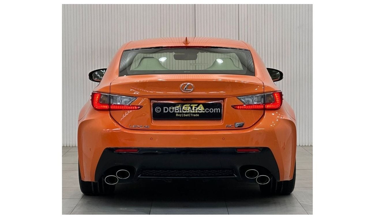 Lexus RC F 2015 Lexus RC-F, Full Lexus Service History, Low Kms, Carbon Fiber Package, Excellent Condition, GCC