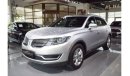 Lincoln MKX Select MKX V6 3.7L | GCC Specs | Excellent Condition | Full Service History | Accident Free |