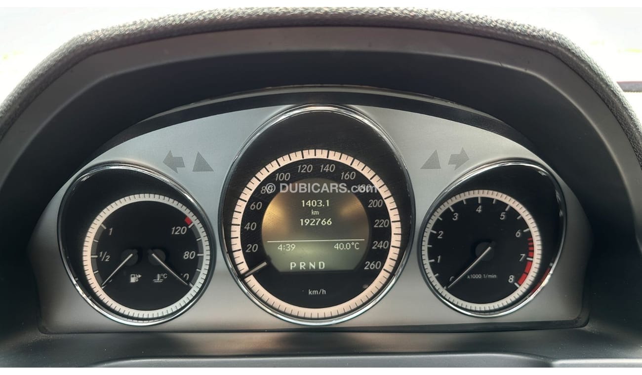 Mercedes-Benz C200 GCC 2010 1.8L 4 Cylinders In Good Condition