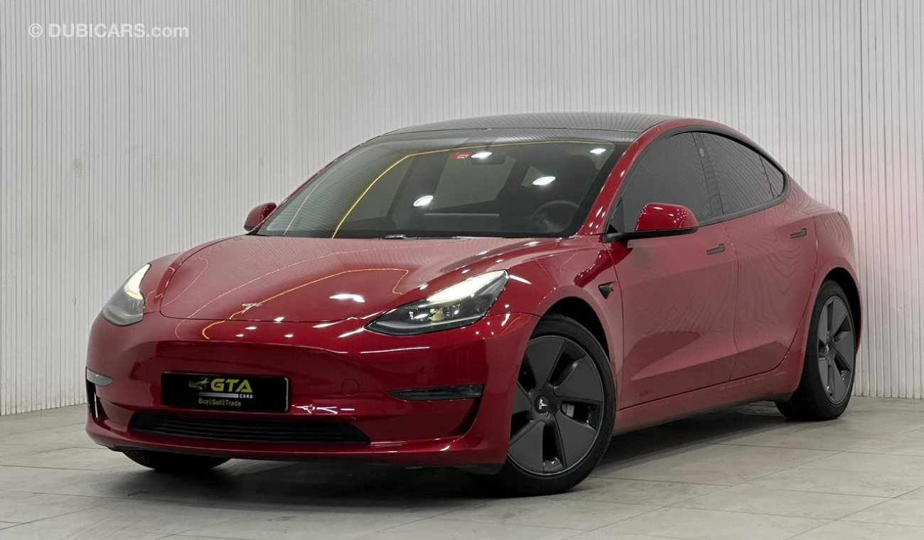 تسلا موديل 3 Long Range 2021 Tesla Model 3 Long Range, June 2025 Tesla Warranty, June 2029 Tesla Battery Warranty