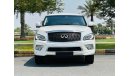 Infiniti QX80 Luxury 8st INFINITE QX80 MODEL 2016 GCC SPACE FULL OPTION