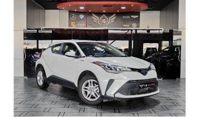 تويوتا CHR AED 1,300 P.M | 2020 TOYOTA C-HR HYBRID GX 1.8 L | GCC | LOW KM | UNDER WARRANTY