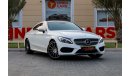 Mercedes-Benz C 200 Coupe Mercedes-Benz C200 Coupe AMG Pack 2017 GCC under Warranty with Flexible Down-Payment/ Flood Free.