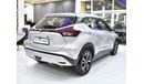 Nissan Kicks EXCELLENT DEAL for our Nissan Kicks ( 2022 Model ) in Silver Color GCC Specs