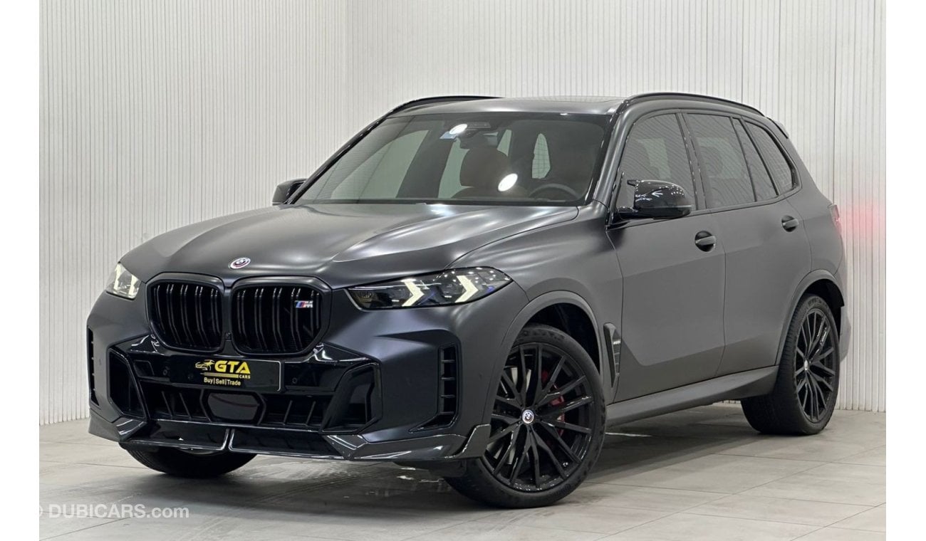 BMW X5M 2024 BMW X5 M60i xDrive, July 2028 BMW Warranty + Service Pack, Fully Loaded, Very Low Kms, GCC