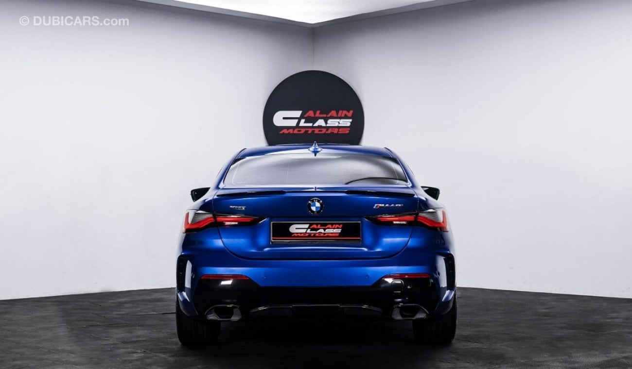 بي أم دبليو M440i XDrive 2021 - GCC - Under Warranty and Service Contract