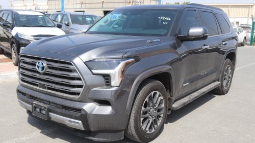 تويوتا سيكويا 3.5 HYBRID LIMITED TRD, ALLOY WHEELS, PANORAMIC ROOF, DIGITAL ODO METER, ELECTRIC SEATS, MODEL 2023