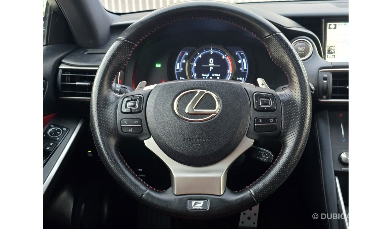 Lexus IS300 F Sport LEXUS IS-300 F-SPORT 2020 GCC PERFERCT CONDITION IN SIDE OUT SIDE // 2 KEYS