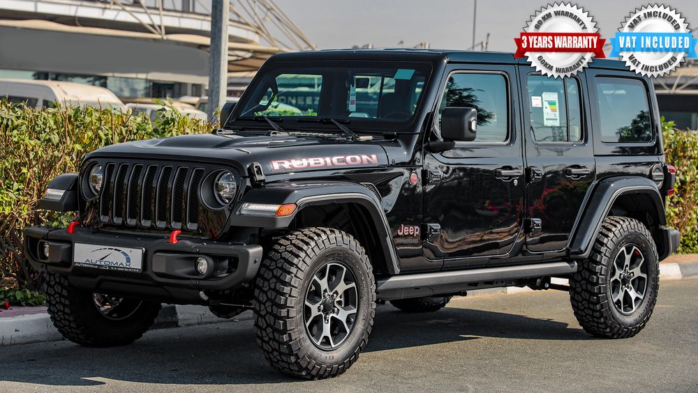 Jeep Wrangler Unlimited Rubicon 2021 V6 3 6l W 3 Yrs Or 60k Km Warranty Official Dealer For Sale Aed 215 000 Black 2021