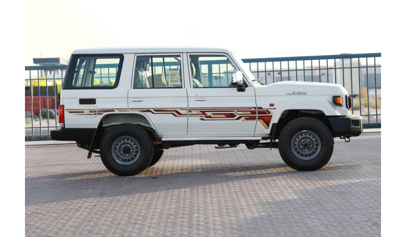 Toyota Land Cruiser Hard Top 2024 Toyota LC 76 4.0 Hard Top Luxury 5DR - White inside Bluish Grey | Export Only