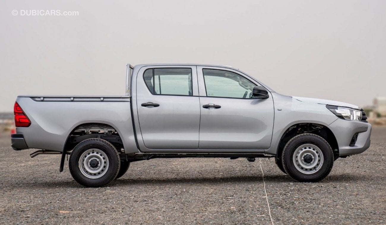 تويوتا هيلوكس (LHD) TOYOTA HILUX DC 2.4D MT 4X4 P.WINDOW MY2024 – SILVER