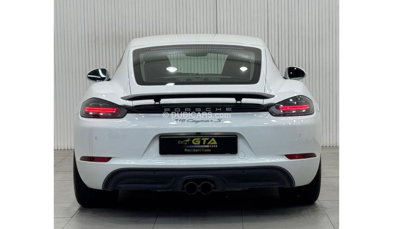 بورش كايمان 718 S 2.5L A/T 2017 Porsche 718 Cayman S, One Year Warranty, Service History, GCC