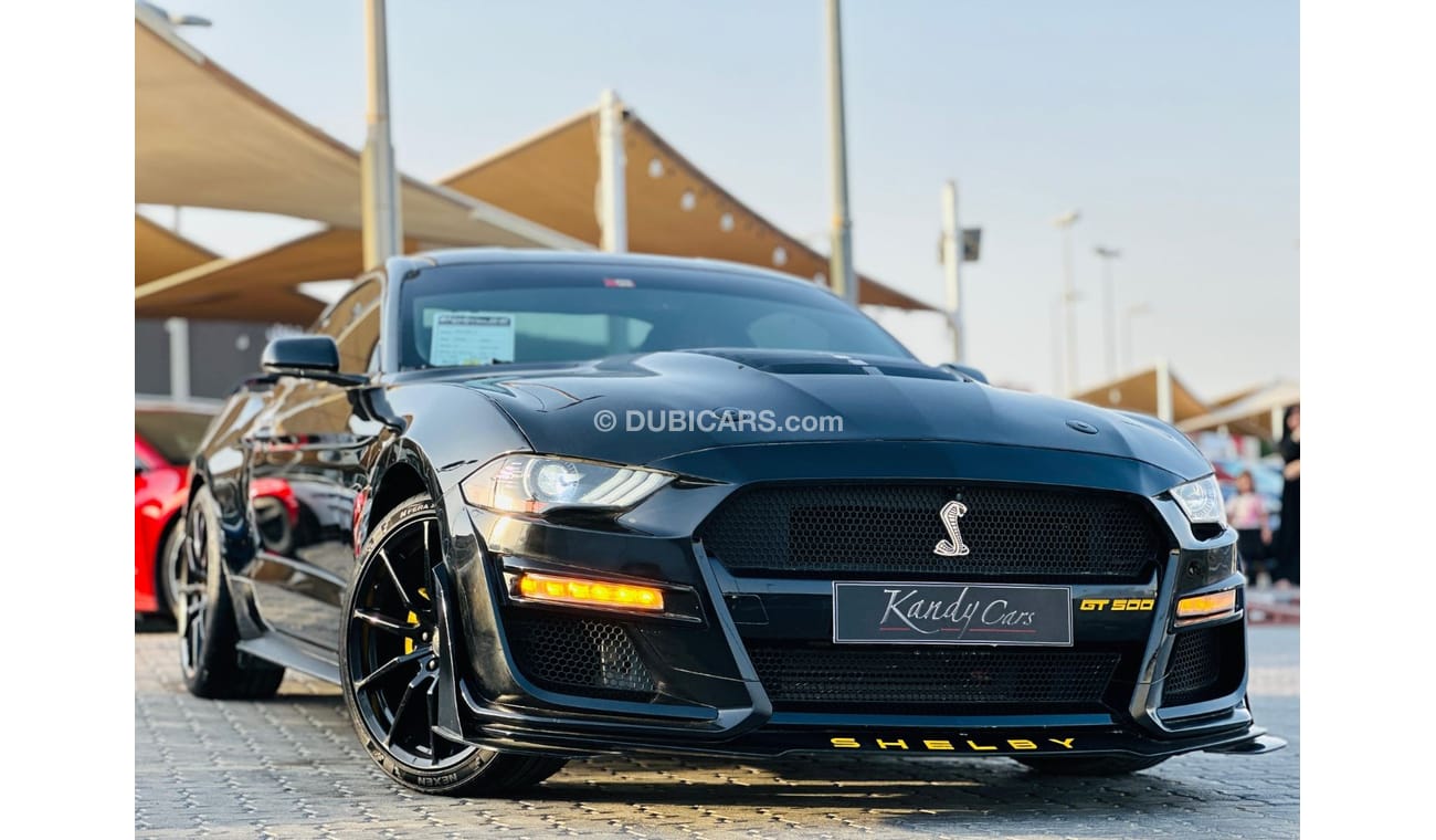 Ford Mustang EcoBoost | Monthly AED 890/- | 0% DP | Shelby Kit | Custom Rims | Touch Screen | # 78237