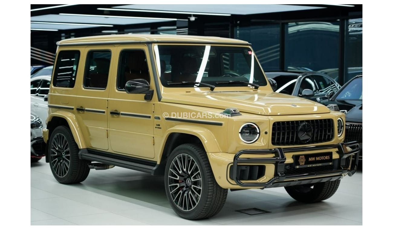 مرسيدس بنز G 63 AMG Mercedes-Benz G63 | 2025 GCC 0km | Agency Warranty | AMG | 22 Inch Rims | Double Night Package